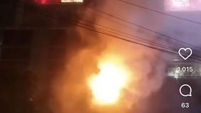 Disebutkan kebakaran tepatnya di tempat bermain biliard Afterhour.