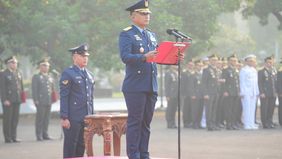Mabes TNI menggelar Upacara Peringatan Hari Lahir Pancasila Tahun 2026 yang dipimpin Kepala Pusat Pengkajian Strategis Penelitian dan Pengembangan (Kapusjianstralitbang) TNI Marsda TNI Dr. Budi Achmadi, M.Sc., di Lapangan Apel B3 Mabes TNI, Cilangkap