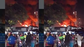 Kebakaran kembali melanda pemukiman padat penduduk di Gg. Masjid Jami Al-ihsan, Kebon Kosong, Kemayoran, Jakpus pada Senin malam 01/06/2026 sekira pukul 20:50 WIB.