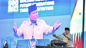 Presiden Prabowo Subianto menghadiri acara Building Indonesia's Future Generations Through Nutrition yang diselenggarakan di Sentul International Convention Center (SICC), Kabupaten Bogor, Provinsi Jawa Barat, pada Rabu, 3 Juni 2026