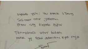 Eks Waka Badan Gizi Nasional Sony Sonjaya menuliskan pesan spesial atas diangkatnya Nanik S Deyang sebagai Kepala BGN yang baru.