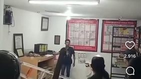 Video peristiwa ini viral di media sosial.