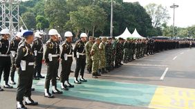 Polres Metro Jakarta Pusat menyiapkan sebanyak 1.400 personel gabungan untuk mengamankan pertandingan FIFA Matchday antara Timnas Indonesia dan Oman yang digelar di Stadion Utama Gelora Bung Karno (SUGBK), Jakarta, Jumat, 5 Juni 2026.