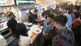 Menyedot antusias pencinta kuliner Korea.