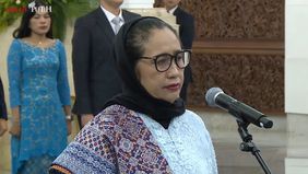 Presiden Prabowo Subianto resmi melantik Nanik Sudaryati Deyang sebagai Kepala Badan Gizi Nasional (BGN) di Istana Negara, Jakarta, Senin, 8 Juni 2026.