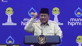 Prabowo Subianto menghadiri Musyawarah Nasional (Munas) XVIII Himpunan Pengusaha Muda Indonesia di Lampung, Rabu, 10 Juni 2026