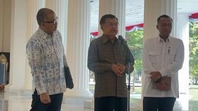 Presiden RI Prabowo Subianto menerima kunjungan Wakil Presiden RI ke-10 dan ke-12, Jusuf Kalla (JK), di Istana Negara, Jakarta, Kamis, 11 Juni 2026.