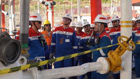 Komisaris Utama PT Pertamina (Persero), Mochamad Iriawan meninjau sejumlah fasilitas operasional Pertamina di Kota Kupang, Nusa Tenggara Timur (NTT), Jumat, 12 Juni 2026, untuk memastikan keandalan pasokan energi dan kelancaran distribusi BBM di wila