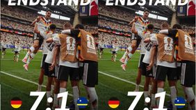 Nmecha membawa Jerman memimpin 1-0 pada menit ke-6 setelah melepaskan tembakan melengkung menyusul kombinasi satu-dua dengan Florian Wirtz untuk menaklukkan kiper Curacao, Eloy Room.