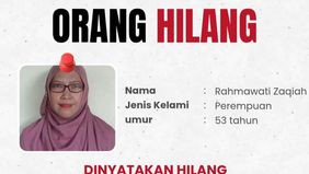Korban hilang saat ditinggal salat jumat oleh suaminya.