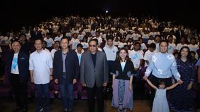 Nobar ini turut dihadiri Presiden ke-6 RI Susilo Bambang Yudhoyono (SBY)