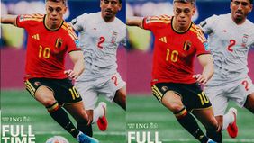Belgia tampil dominan sejak awal pertandingan. Pasukan Rudi Garcia langsung mengambil inisiatif serangan dan menguasai jalannya laga dengan penguasaan bola mencapai 77 persen pada 10 menit pertama.