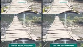 Dalam video yang diterima Kendariinfo, jembatan yang terbuat dari susunan papan kayu itu bergoyang saat pengendara motor melintas. Di bawah jembatan bahkan mengalir sungai dengan arus cukup deras.
