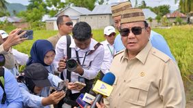Prabowo Subianto meninjau penerapan teknologi budidaya padi modern di Gorontalo yang dinilai mampu mendongkrak hasil panen gabah hingga dua kali lipat