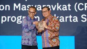 Pemerintah Provinsi DKI Jakarta dan Bank Jakarta meraih penghargaan dalam ajang Cita Loka Fest 2026 yang diselenggarakan oleh Tribun Network di Jakarta, Selasa (24/6).