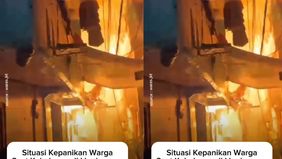 Petugas pemadam kebakaran masih berada di lokasi untuk melakukan proses pemadaman dan pendinginan, sedangkan penyebab kebakaran maupun informasi mengenai korban masih dalam pendataan.