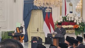 Tanda kehormatan tertinggi dari Indonesia itu dianugerahkan Prabowo kepada PM Modi di Istana.