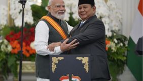 Prabowo Subianto menegaskan komitmen Indonesia dan India untuk terus memperkuat kerja sama dalam menjaga perdamaian dan stabilitas kawasan maupun dunia