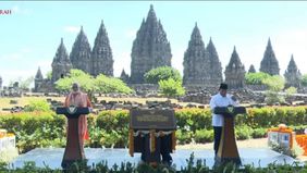 Prabowo Subianto menyatakan Candi Prambanan merupakan salah satu mahakarya peradaban dunia