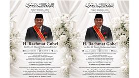 Rachmat Gobel meninggal di RS Brawijaya, Tebet Jakarta Selatan, Jumat 10 Juli 2026 pukul 03.20 WIB.