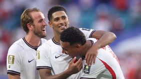 Kapten timnas Inggris Harry Kane memberikan apresiasi terhadap mentalitas dan daya juang rekan-rekannya setelah Three Lions membalikkan keadaan untuk mengalahkan Norwegia 2-1 pada laga perempat final Piala Dunia 2026, Minggu, 12 Juli 2026 WIB.