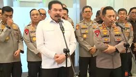 Kapolri Jenderal Listyo Sigit Prabowo melakukan kunjungan silaturahmi ke Kantor Kejaksaan Agung (Kejagung) di Jakarta Selatan dan bertemu dengan Jaksa Agung ST Burhanuddin, Senin, 13 Juli 2026