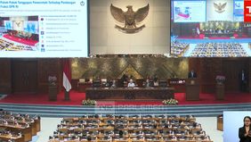 Rapat hanya dihadiri 297 anggota DPR.