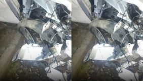 Benturan keras yang terjadi menjelang subuh tersebut mengakibatkan kedua kendaraan mengalami kerusakan cukup parah. Bahkan, Toyota Raize bernomor polisi F 1754 TM dilaporkan sempat berputar hingga posisinya berbalik arah setelah bertabrakan dengan tr