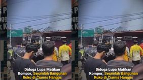 Peristiwa tersebut sempat menggegerkan warga karena lokasi kebakaran berada di kawasan padat di pinggir jalan. Api dengan cepat membesar dan merembet ke bangunan di sekitarnya.