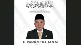 DPRD Kota Tangerang Menyampaikan Belasungakawa Atas Meninggalnya Rusdi.

