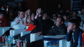Ketua Umum GEKRAFS (Gerakan Ekonomi Kreatif Nasional) Kawendra Lukistian turut hadir dalam gelaran acara Nonton Bareng (Nobar) Panggung Bola Dunia Nusantara TV yang digelar di Nusantara Hall NT Tower Pulomas Jakarta, pada Minggu (19/7/2026).