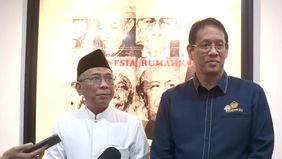 Ketua Umum Pengurus Besar Nahdlatul Ulama (PBNU) KH Yahya Cholil Staquf atau Gus Yahya menerima kunjungan Menteri Keuangan Purbaya Yudhi Sadewa di Gedung PBNU, Rabu 22 Juli 2026. 