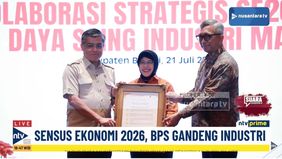 Badan Pusat Statistik (BPS) bersama Kementerian Perindustrian, Kementerian Ketenagakerjaan, pemerintah daerah, serta pelaku usaha menandatangani komitmen bersama untuk menyukseskan pelaksanaan Sensus Ekonomi 2026. Penandatanganan dilakukan di Kawasan