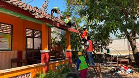 Pekerjaan revitalisasi Sekolah Dasar Negeri (SDN) Tanggirejo, Kecamatan Tegowanu, Kabupaten Grobogan, Provinsi Jawa Tengah, mulai dilaksanakan pada Sabtu, 25 Juli 2026