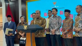 Pimpinan MPR Sampaikan Draft Konsep Pokok-Pokok Haluan Negara ke Prabowo.