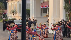 Presiden Republik Indonesia Prabowo Subianto menerima kunjungan kenegaraan Perdana Menteri Thailand Anutin Charnvirakul di Istana Merdeka, Senin, 3 Agustus 2026 sore.