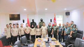 Mereka membahas kegiatan kolaborasi penguatan program bela negara bagi Generasi Z melalui rangkaian kegiatan Sumpah Pemuda 2026