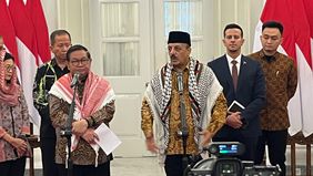 Gubernur DKI Jakarta Pramono Anung menerima kunjungan Duta Besar Palestina untuk Indonesia, Abdalfatah A.K. Alsattari, di Balai Kota DKI Jakarta, Kamis, 6 Agustus 2026.