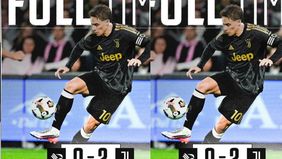 Pada pertandingan itu Juventus berhasil mengalahkan Palermo berkat gol yang diciptakan oleh Kenan Yildiz dan Arkadiusz Milik, demikian catatan resmi klub.