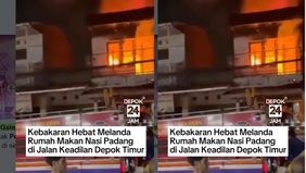 Belum diketahui pasti penyebab munculnya api serta total kerugian dari kejadian ini.