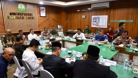 Dinamika Kerusuhan Yang Diwarnai Penaikan Bendera Bintang Bulan Pada Hari Damai Aceh Jadi Fokus Diskusi Dalam Rapat Forkopimda Aceh.