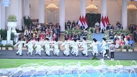 Perasaan gugup sempat dirasakan Neeltje Deliana Insjowi Werimon saat mengikuti Upacara Penurunan Bendera Sang Merah Putih di Istana Merdeka, Senin (17/8) sore.