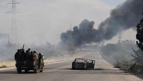 Militer Yordania mengumumkan telah melancarkan serangan terhadap kelompok militan di wilayah Suriah