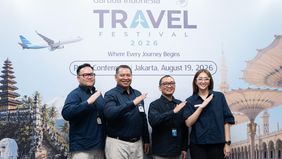 Bank Mandiri bersama Garuda Indonesia kembali menghadirkan Garuda Indonesia Travel Fair (GATF) 2026 pada 28 sampai 30 Agustus 2026 di Jakarta International Convention Center (JICC), serta di enam kota lain yaitu Medan, Palembang, Surabaya, Makassar, 