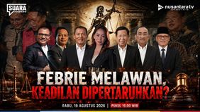 Program dialog nasional Suara Nusantara kembali hadir melalui episode kedua dengan mengangkat isu hukum yang tengah menjadi perhatian publik, yakni proses hukum terhadap mantan Jampidsus Febrie Adriansyah dalam perkara dugaan korupsi dan tindak pidan