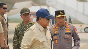 Presiden Prabowo Subianto tiba di Kalimantan, Sabtu, 22 Agustus 2026 untuk meninjau langsung penanganan kebakaran hutan dan lahan (karhutla) yang melanda sejumlah wilayah.