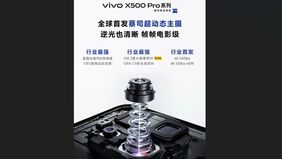 Vivo X500 Mengandalkan Kamera Dengan Dynamic Range Tinggi.
