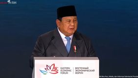 Presiden Prabowo Subianto menilai Samudra Pasifik tidak seharusnya dipandang sebagai batas yang memisahkan Indonesia dengan Rusia
