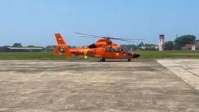 Kantor Pencarian dan Pertolongan (SAR) Banten mengoptimalkan operasi pencarian dan pertolongan (SAR) dengan mengerahkan Helikopter Dauphin AS365 N3+ bernomor registrasi HR-3604
