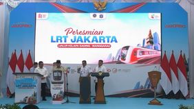Presiden Prabowo Subianto resmikan operasional LRT Jakarta rute Kelapa Gading-Manggarai, Rabu, 16 September 2026 siang